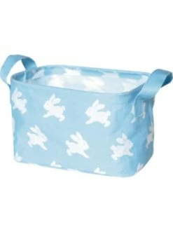 Aktion 🥰 Dekoration Die Spiegelburg BabyGlück: Kleiner Aufbewahrungskorb, Hellblau Häschen Günstig Kaufen 🥰