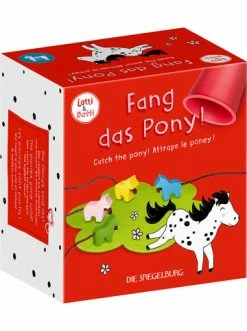 Brandneu ✨ Spielzeug Die Spiegelburg Fang Das Pony! (Spiel) Lotti & Dotti Günstig Kaufen 🤩