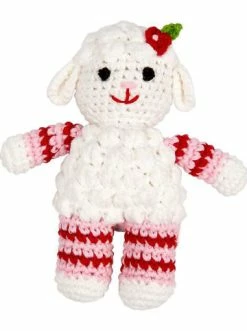 Brandneu 🥰 Spielzeug Die Spiegelburg Häkel-Rassel Lämmchen - BabyGlück Günstig Kaufen ❤️