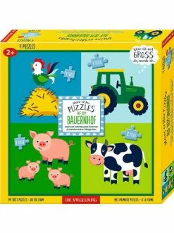 Auslauf 👏 Spielzeug Die Spiegelburg Meine 1. Puzzles - Auf Dem Bauernhof (Wenn Ich Mal Groß Bin) Günstig Kaufen 🤩