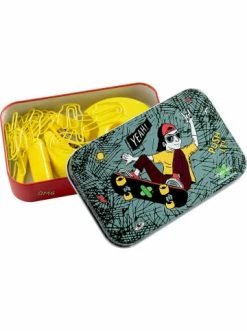 Auslauf 🛒 Büro-, Schulbedarf & Kreativbedarf Die Spiegelburg Mini-Schreibtischset Skate-aid, 15-tlg. In Metalldose Günstig Kaufen ⌛