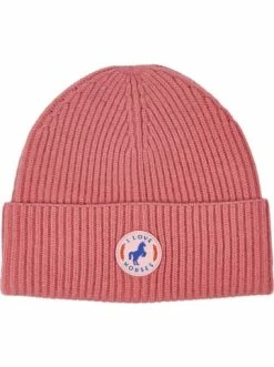 Auslauf 🥰 Accessoires Die Spiegelburg Mütze, Dusty Rose (one Size) I LOVE HORSES Günstig Kaufen 🌟