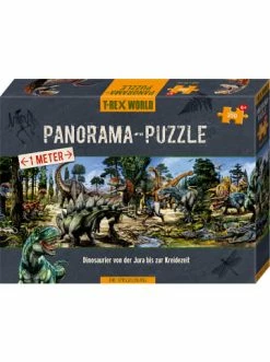 Aktion ⌛ Spielzeug Die Spiegelburg Panorama-Puzzle T-Rex World (250 Teile) Günstig Kaufen ✨