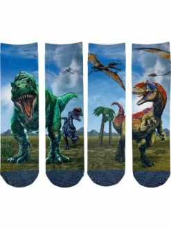 Budget 🔥 Bekleidung Die Spiegelburg Socken, One Size (Gr. 26-36) - T-Rex World Günstig Kaufen 🔔